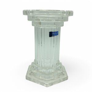 Marquis by Waterford Crystal Triumphe Pillar Candle Holder Column Pedestal 6"